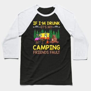 funny camping gift for campers Baseball T-Shirt